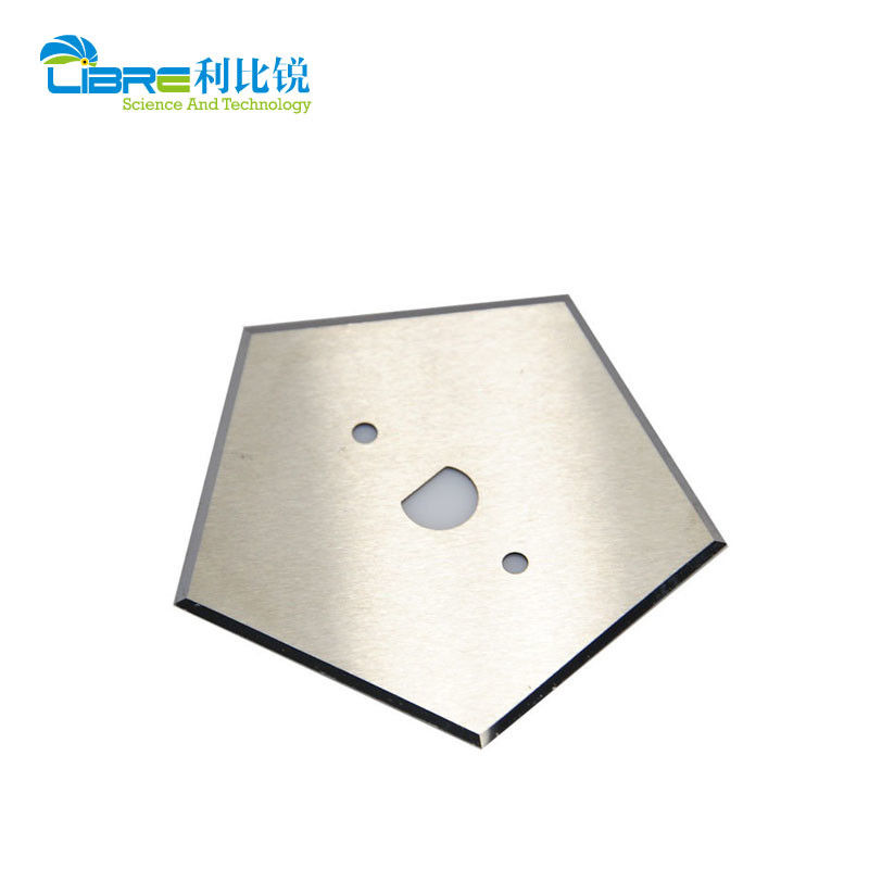 Karbür 0.53mm Beşgen Bıçak, Çift Taraflı 5 Kesme Kenarlı Endüstriyel Dilimleyici Bıçakları