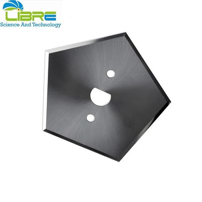 Çimento Torbası Dokuma Kumaş Ambalaj Endüstrisi için Pentagon keskin uçlu Tungsten Karbür Bıçaklar