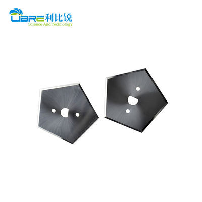 HRA89 Sertlikte Tungsten Karbür Beşgen Bıçak, Endüstriyel Dilimleme Bıçakları için Çift Taraflı 5 Kesme Kenarlı 40.9mm